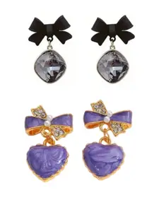 VAGHBHATT Women Black Earrings