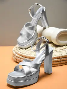 Froh Feet Women Open Toe Block Heel Sandals