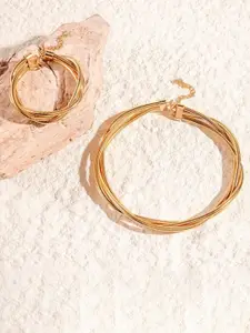 CORSICA Intricate Textured  Necklace and Bracelet