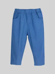 INCLUD Boys Regular Fit Mid-Rise Casual Trouser