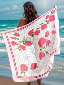 QUECY Women Floral Printed Scarf