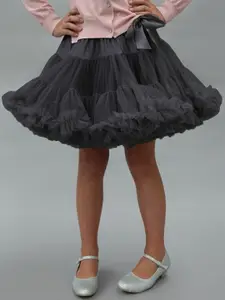 INCLUD Girls Flared Bow Tutu Mini Skirt