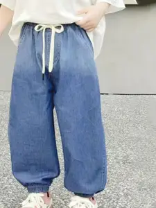 StyleCast x Revolte Boys Straight Fit Mid-Rise Light Fade Stretchable Jeans