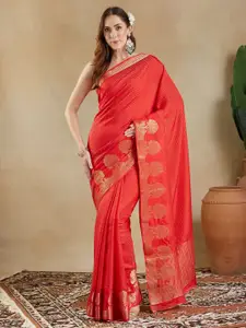 Anouk Floral Woven Design Saree