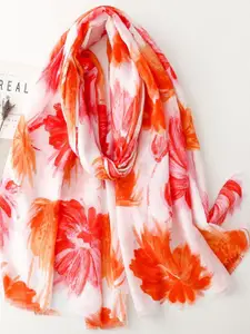 QUECY Women Floral Print Scarf
