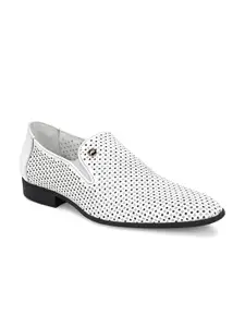 Hitz Men Leather Formal Slip-Ons Shoes