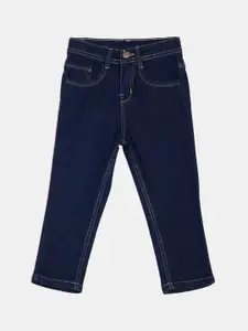 A-Okay Girls Slim Fit High-Rise Light Fade Jeans