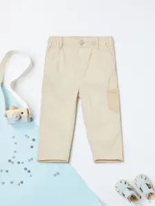 max Boys Regular Fit Cotton Trousers