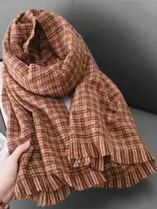 QUECY Women Checked Scarf