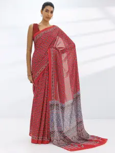 Libas Floral Printed Saree