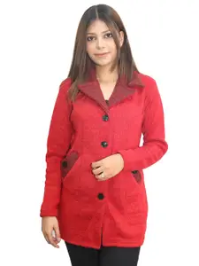 Hautemoda Notched Lapel Single-Breasted Overcoat