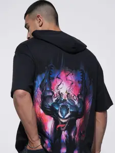 HIGHLANDER Marvel Venom Men Oversized Drop Shoulder Hoody Sweatshirt