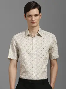 Louis Philippe Men Printed Formal Shirt