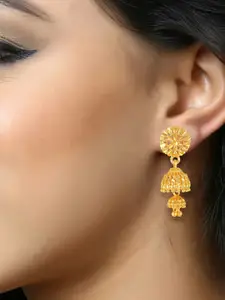 DIVASTRI Contemporary Jhumkas Earrings