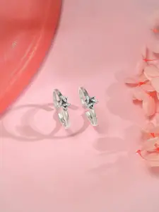 GIVA Silver-Plated Toe Rings