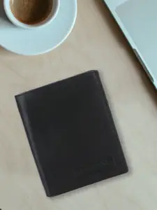 Provogue Men Textured PU Two Fold Wallet