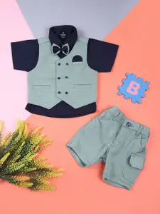 V-Mart Boys Printed Shirt with Shorts