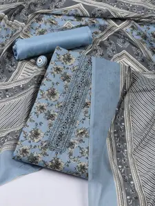 Meena Bazaar Printed Unstitched Dress Material