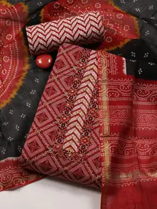 Meena Bazaar Printed Unstitched Dress Material