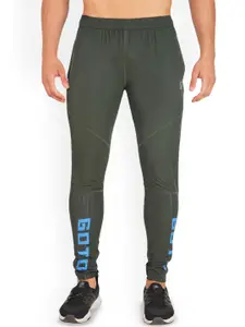 GOTO Men Printed Mid-Rise Track Pant