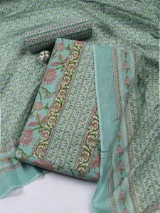 Meena Bazaar Printed Unstitched Dress Material