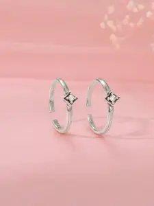 GIVA Silver-Plated Toe Rings