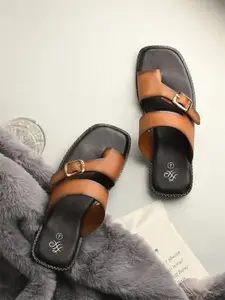 House Of Pataudi Men Comfortable Ethnic Sandals