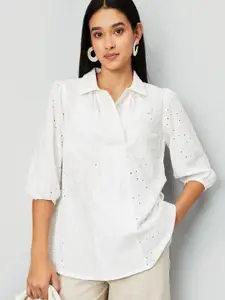 max Schiffili Embroidered Top