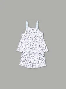 Juniors by Lifestyle Girls Printed Top with Skirt