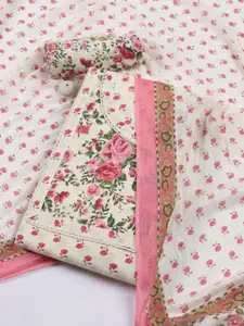 Meena Bazaar Printed Unstitched Dress Material