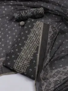 Meena Bazaar Printed Unstitched Dress Material