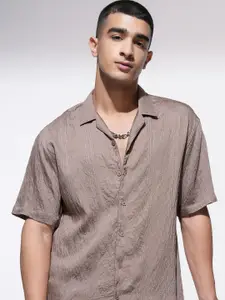 HIGHLANDER Men Comfort Opaque Casual Shirt