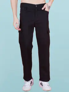 LINARIA Men Classic Regular Fit Mid-Rise Clean Look Cargo Styles Jeans