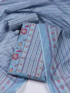 Meena Bazaar Printed Unstitched Dress Material