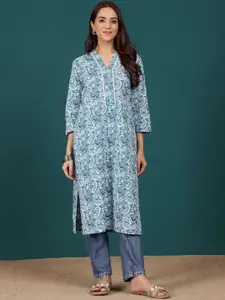 Varanga Women Paisley Printed Indie Prints Kurta