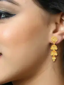 DIVASTRI Contemporary Jhumkas Earrings