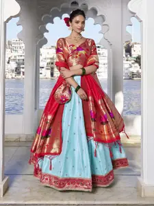 LOOKNBOOK ART Ready to Wear Lehenga & Unstitched Blouse With Dupatta