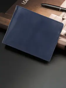 Provogue Men Textured PU Zip Around Wallet