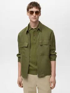 MANGO MAN Pure Linen Tailored Jacket