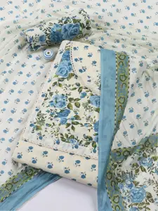 Meena Bazaar Printed Unstitched Dress Material