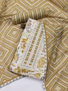 Meena Bazaar Printed Unstitched Dress Material