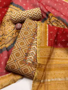 Meena Bazaar Printed Unstitched Dress Material