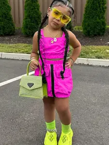 StyleCast x Revolte Girls Shoulder Straps Top With Skirt