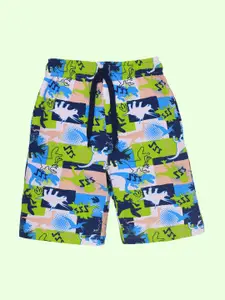KiddoPanti Boys Animal Printed Shorts