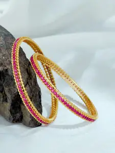 Fabindia Set Of 2 Gold-Plated  Bangles