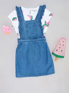 Pantaloons Junior Pinafore Dress