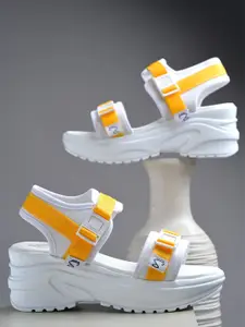 Shoetopia Girls Open Toe Buckles Detailing Wedge Sandals