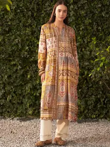 Lakshita Women Paisley Printed Flared Sleeves Kurta