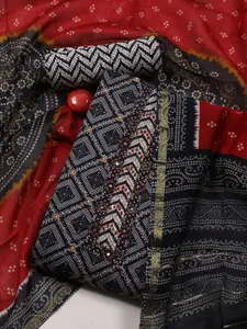 Meena Bazaar Printed Unstitched Dress Material