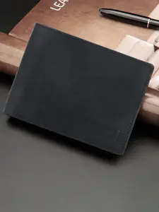 Provogue Men Textured PU Zip Around Wallet with SIM Card Holder